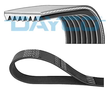 ozubený klínový řemen DAYCO 7PK1257EE – OE 2521203900 ozubený klínový řemen DAYCO 7PK1257EE – OE 2521203900