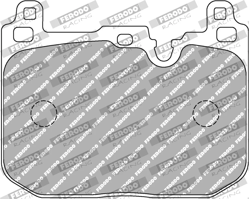 Sada brzdových destiček, kotoučová brzda FERODO RACING FCP4611Z