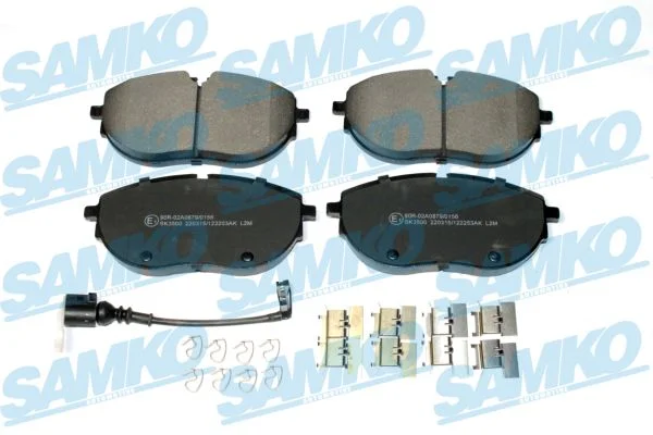 Sada brzdových destiček, kotoučová brzda SAMKO 5SP2253AK