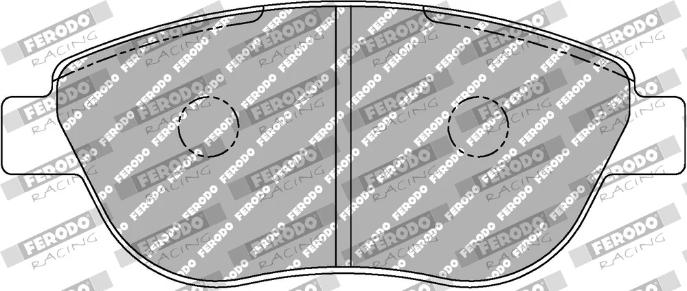 Sada brzdových destiček, kotoučová brzda FERODO RACING FCP1467H