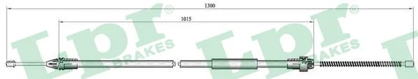 Tažné lanko, parkovací brzda LPR C0135B – OE 7700426006