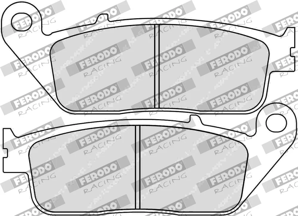 Sada brzdových destiček, kotoučová brzda FERODO RACING FDB664ST
