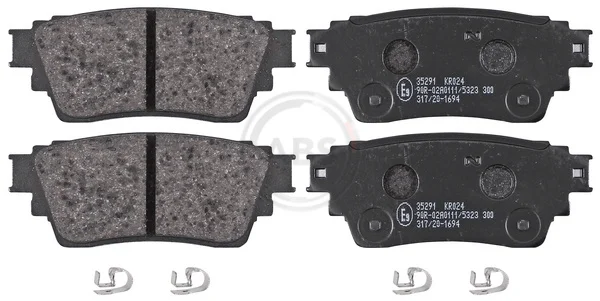 Sada brzdových destiček, kotoučová brzda A.B.S. 35291 Sada brzdových destiček, kotoučová brzda A.B.S. 35291