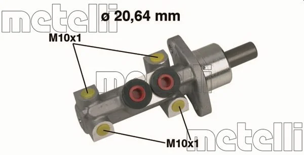 Hlavní brzdový válec METELLI 05-0360 – OE 4601.G0