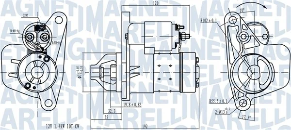 Startér MAGNETI MARELLI 063721418010